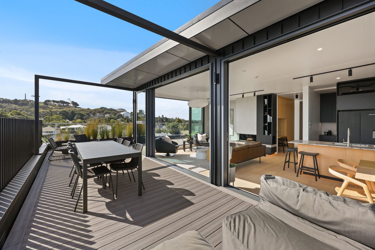 Living room with views